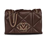 Love Moschino Embossed Borsa a tracolla 28 cm marrone
