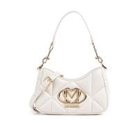 Love Moschino Embossed Q Borsa a spalla crema, pelle sintetica, donna