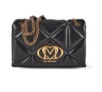 Love Moschino Embossed Q Borsa a tracolla 29 cm nero