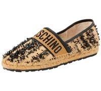 Love Moschino Espadrillas Basse Donna, Nero, 36 EU