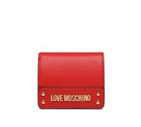 Love Moschino Il portafoglio piccolo Love Moschino in similpelle rosso è perfetto per chi cerca un accessorio compatto ma funzionale. Realizzato con materiali di alta qualità, unisce praticità e stile