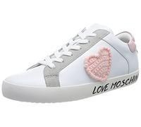 Love Moschino JA15132G1GIAL, Sneaker, Donna, Bianco, 37 EU