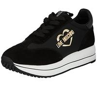 Love Moschino, JA15354G1FIN2, Sneaker Donna , Nero/Bianco, 36 EU