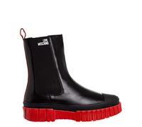 Love Moschino JA15665G1FIA0, Sneaker, Donna, Black Red, 36 EU