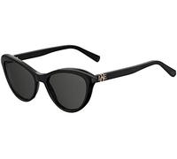 Love Moschino Mol Mol015/s 807/IR BLACK Sunglasses Unisex Acetate, Standard, 53
