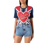 Love Moschino Pantaloncini a 5 Tasche Casual, Media Blu Denim, 44 Donna