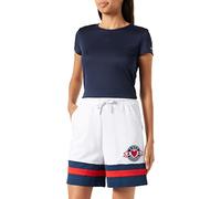 Love Moschino Pantaloncini Casual, Bianco/Blu/Rosso, 50 Donna