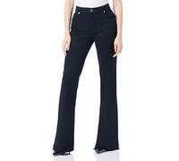 Love Moschino Pantaloni Flare Fit a 5 Tasche Casual, Nero, 34W Donna
