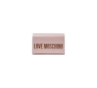 Love Moschino pochette con tracolla Lettering - Metallic powder
