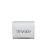 Love Moschino Portachiavi Da Donna Marchio, Modello JC6451PP4IK2, Realizzato In Pelle Sintetica. Argento