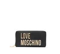 Love Moschino portafogli in ecopelle con logo nero oro UNI