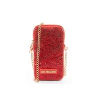 Love Moschino Portafoglio Con Portamonete Da Donna Marchio, Modello JC5850PP4IK2, Realizzato In Pelle Sintetica. Rosso