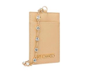 Love Moschino Portafoglio Con Portamonete Da Donna Marchio, Modello JC5853PP4IK2, Realizzato In Pelle Sintetica. Oro