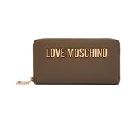 Love Moschino - Portafoglio con Zip e Scomparti Multipli in Materiale Sintetico - -Accessories -Donna -Marrone -ONE SIZE