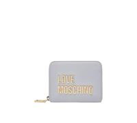Love Moschino Portafoglio medium logo lettering celeste
