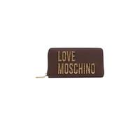 Love Moschino portafogli in ecopelle con logo marrone UNI