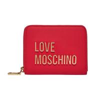 Love Moschino - Portafoglio Rosso con Chiusura a Zip e Placca Logo - -Accessories -Donna -Rosso -ONE SIZE