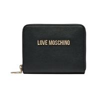 Love Moschino Portafoglio zip around nero lettering