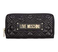 Love Moschino Pre-collezione SS22 portafoglio zip around trapuntato Shiny Quilted
