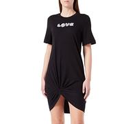 Love Moschino Regular T-Shape Dress, Nero, 54 Donna