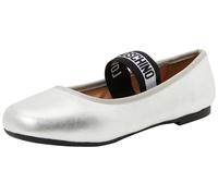 Love Moschino SCARPAD.BALLET10 Laminata Argento