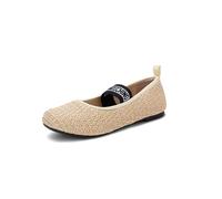 Love Moschino SCARPAD.BALLET10 Rafia Naturale