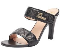 Love Moschino Scarpe col Tacco Donna, Nero, 38 EU
