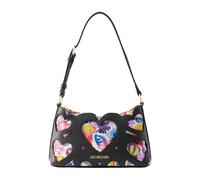 Love Moschino - Shoulder Bag with Cursive Logo - - Bags - Donna - Nero - ONE SIZE