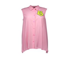Love Moschino - Sleeveless Shirt - - Blouses & Shirts - Donna - Rosa - S