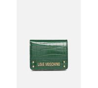 Love Moschino - SLG SIGNATURE CROCO JC5703PP0L Verde - Pelletteria T.U Verde