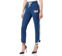 Love Moschino Slim Fit Jogger Pantaloni Casual, Blu, 48 Donna