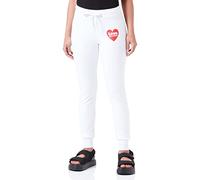 Love Moschino Slim Fit Jogger Pantaloni Casual, Optical White, 42 da Donna