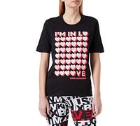 Love Moschino t-Shirt with I'm in Love Print, Nero, 50 Donna