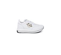 Love Moschino White Leather Low Top Sneakers - EU37/US7