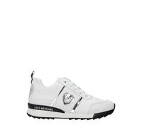 Love Moschino White Leather Low Top Sneakers - EU41/US11