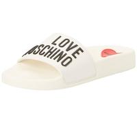 Love Moschino Zoccoli Donna, Bianco, 37 EU