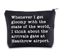 Love Movie Makeup Bag Love Movie Ispirato Regali David il Primo Ministro Regali Love Movie Quote Zipper Bag, Ogni volta che ho Uk
