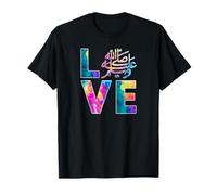 Love Muhammad (PBUH) Religioso islamico musulmano Maglietta