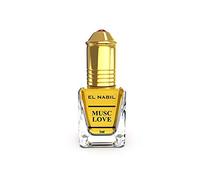 Love Musc El Nabil Parfum 5 ml di olio (senza alcool, orientale, arabo, oud, misk, muschio, naturale perfume, ambra, legno di aquila essenziale, attar scent)