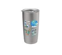 LOVE My Planet/Earth Day Ambiente, cambiamento climatico Bicchiere termico in acciaio inox doppia parete