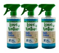 Love Nature Bagno Detergente 3 X 470ml -vegane Ricetta Pelle &