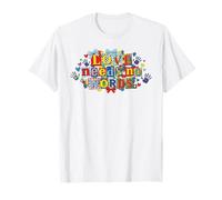 Love Needs No Words Autismo Consapevolezza Puzzle Art Maglietta