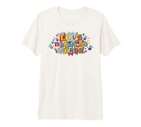 Love Needs No Words Autismo Consapevolezza Puzzle Art Maglietta Premium