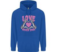Love Never Ends Gothic Valentine's Day Uomo Felpa