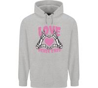 Love Never Ends Gothic Valentine's Day Uomo Felpa