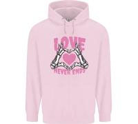 Love Never Ends Gothic Valentine's Day Uomo Felpa