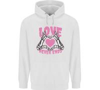 Love Never Ends Gothic Valentine's Day Uomo Felpa
