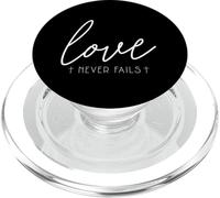 Love Never Fails Fede Bibbia Cristianesimo PopSockets PopGrip per MagSafe