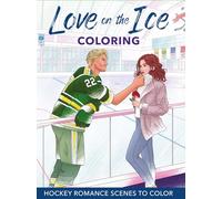 Love on the Ice Coloring: Hockey Romance Scenes to Color