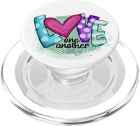 Love One Another 1 Giovanni 4:7 Scritture Bibbia Messaggio Opera d'arte PopSockets PopGrip per MagSafe
